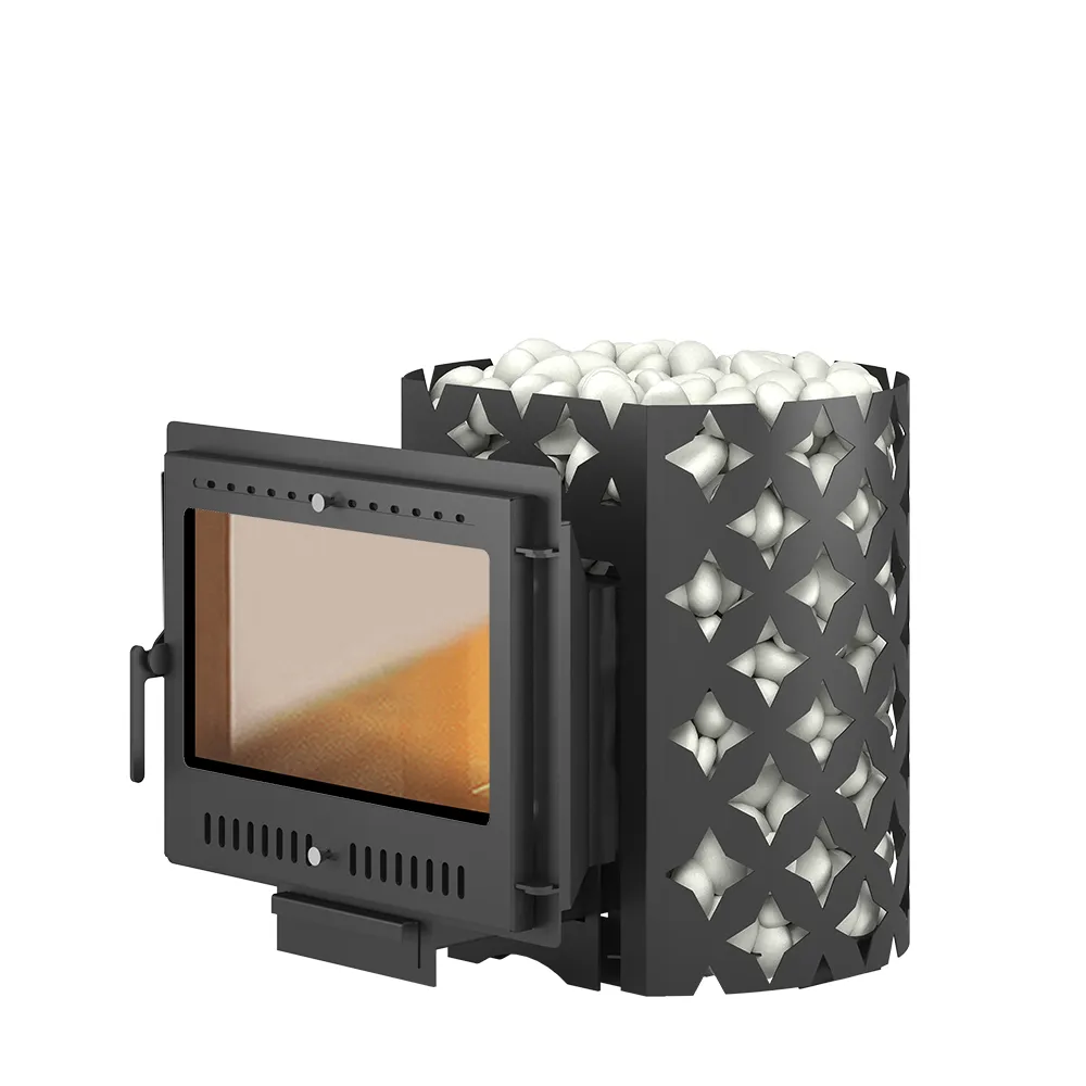 Чугунная банная печь ЭТНА 18 (Панорама) "М"