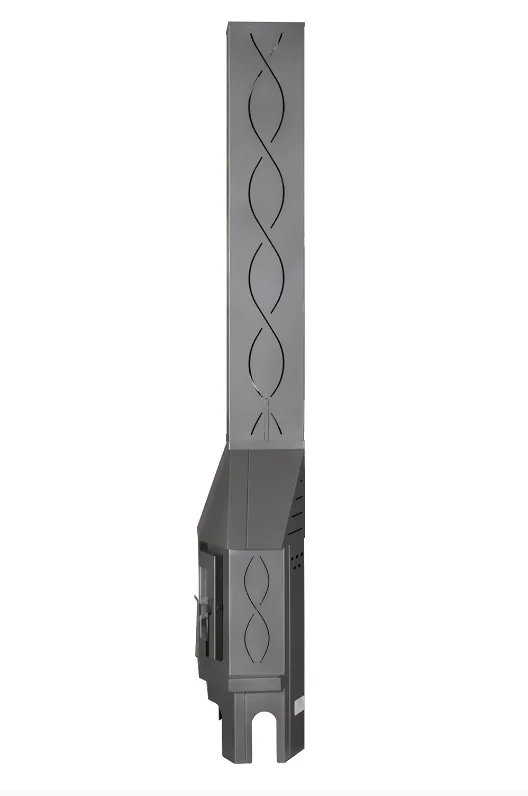 Печь-камин Мюнхен пристенно-угловой мини графит