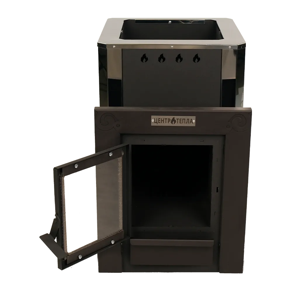 Банная печь Грация 15 Дверка со стеклом