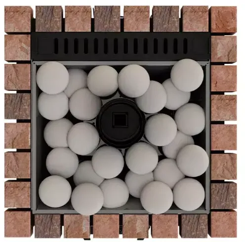 Стальная банная печь Violet Retro Short (Камень 20 кг)