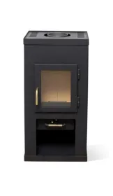 Стальная печь-камин Нарва Стальная печь-камин Нарва