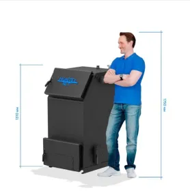 Твердотопливный котел Huntel JET 80