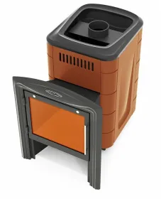 Банная печь Компакт 2017 Карбон Витра терракота