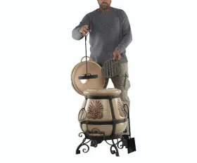 Керамический тандыр Греческий цвет Малахит