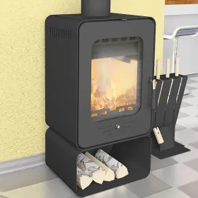 Стальная печь-камин Лава 6