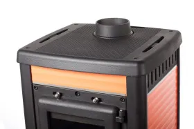 Чугунная печь-камин Klemens I red