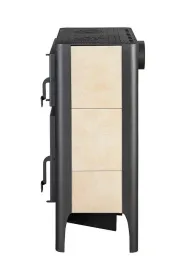 Печь-камин Бавария ЭКО с духовкой и плитой