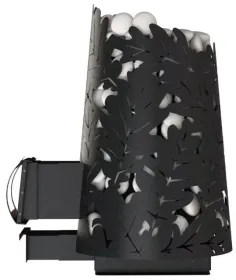 Стальная банная печь Dubravo 180 Long (дверца со стеклом)