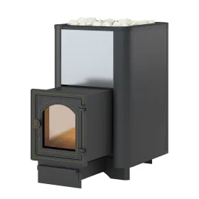 Чугунная банная печь Сенсация 22 Антрацит (ДТ-4С) Чугунная банная печь Сенсация 22 Антрацит (ДТ-4С)