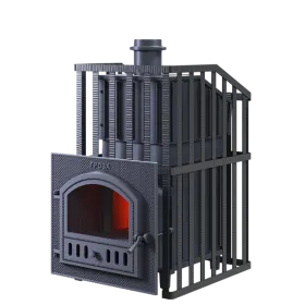 Чугунная банная печь Гроза 18 (П) Ураган