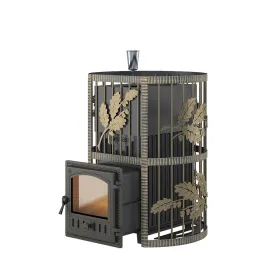 Печь для бани Эверест Ковка 24 (280) закрытая каменка