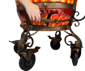 Керамический тандыр Огненный Цвет Красный