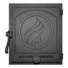 К414 Чугунная дверка топочная 290х325