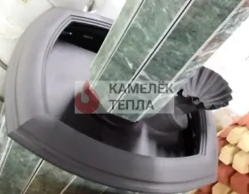 Банная печь Альфа Гардарика Inox ЧДБСЭ ЗК серпентинит