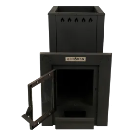 Банная печь Евгения 14 куб.м. Дверка со стеклом