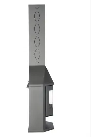 Печь-камин Мюнхен гигант графит