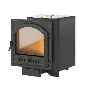 Чугунная банная печь Сенсация 16 Антрацит (205) Чугунная банная печь Сенсация 16 Антрацит (205)