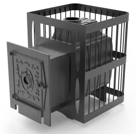 Чугунная банная печь Чугунка 16 Сетка