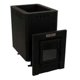 Банная печь Грация 20 Black со стеклом
