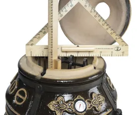 Керамический тандыр Уфа цвет Черный Патина