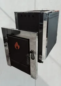 Банная печь Грация 15 с баком нерж 40 л