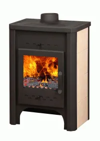 Печь-камин Бавария с плитой