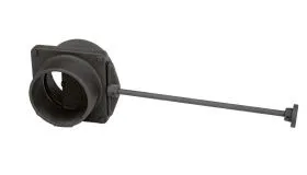 Чугунный шиберный блок ШБ 130 крашенный