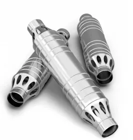 Дымоход-конвектор РЭМБО ф120, 1м, 1/0,8мм, нерж/нерж