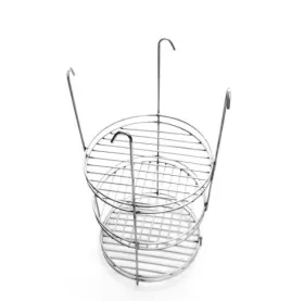 Этажерка трёхъярусная с бортиком 220мм