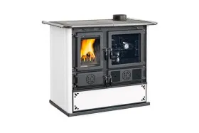 Печь-камин La Nordica Rosa 16 Steel  Bianco Puntinato (Белый Пунктир)