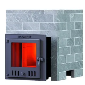Чугунная банная печь Искандер 18 (М) Оптима 680/40 Талькохлорит