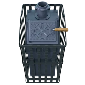 Чугунная банная печь Гроза 18 (П2) Ураган