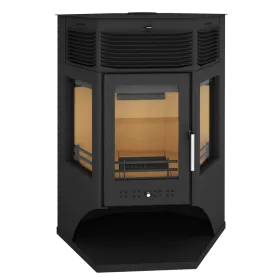 Стальная печь-камин Москва 12