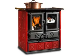 Печь-камин La Nordica Rosetta 16 Maiolica Bordeaux (бордовый)