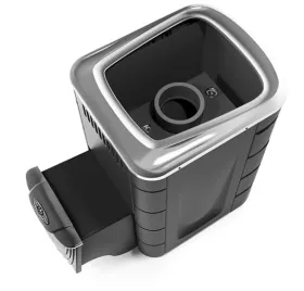 Банная печь Каронада Мини Heavy Metal ДН антрацит Банная печь Каронада Мини Heavy Metal ДН антрацит