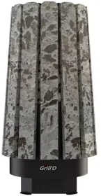 Стальная банная печь Cometa Vega 180 Long Stone (Серпентинит)