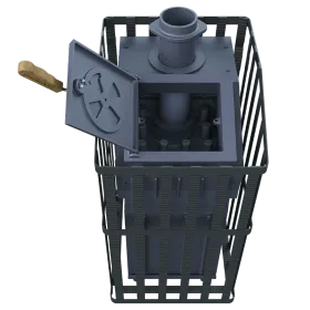 Чугунная банная печь Гроза 18 (П2) Ураган