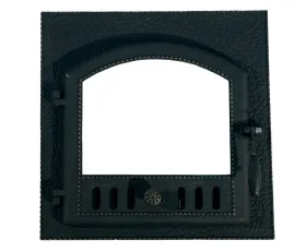 Чугунная каминная дверца Евро 545х545