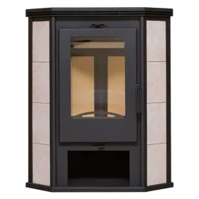 Стальная печь-камин Ритм L угловой 7 кВт Стальная печь-камин Ритм L угловой 7 кВт