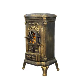 Чугунная печь-камин Везувий А-07 Золото