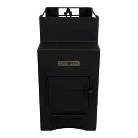 Банная печь Огонь с тоннелем 22 куб.м. МД