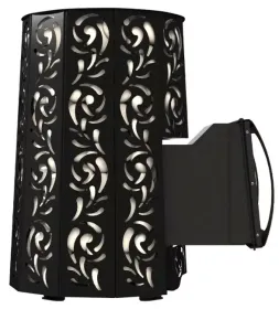 Стальная банная печь Violet Short Window Max Pro