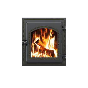 Чугунная каминная дверка ВЕЗУВИЙ 270 (Бронза)