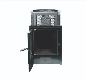 Чугунная банная печь Сибирь-22 ПРО. Панорамная дверца (сетка) Чугунная банная печь Сибирь-22 ПРО. Панорамная дверца (сетка)