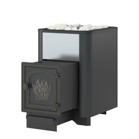 Чугунная банная печь Сенсация 16 Антрацит (ДТ-4) Чугунная банная печь Сенсация 16 Антрацит (ДТ-4)