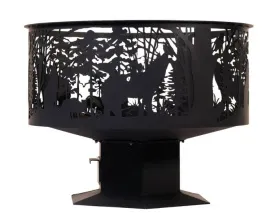 Садовый очаг Природа на подставке