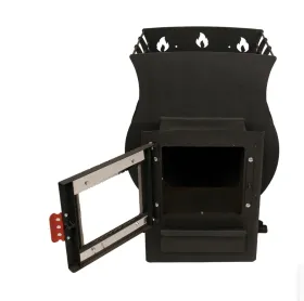 Печь банная Онега 22 куб.м 8 мм МД со стеклом