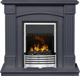 Каминокомплект Boston - Серый графит (Высота 925см) с очагом Flagstaff