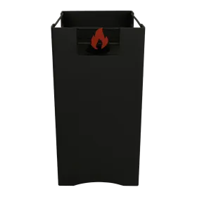 Банная печь Огонь с тоннелем 22 куб.м. МД