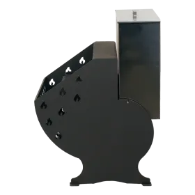 Банная печь ТРИО 24 куб. МД со стеклом (лев)